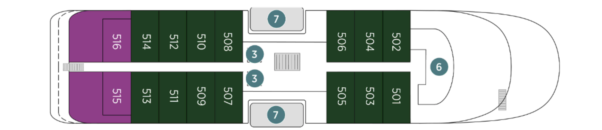 Panorama Deck plan